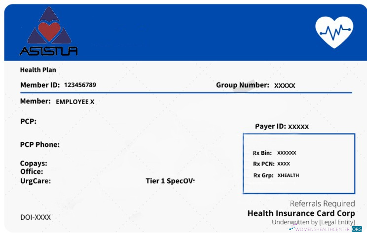 Download Cuba health insurance card Photoshop template